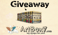 Post image for 21 Readers to Win a Premium Brushes,Icons and Vector Packs from Artbox7