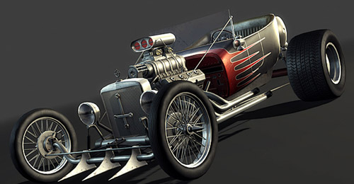 Video Game Hot Rod 3d Ma This CGTuts exclusive tutorial series follows 
