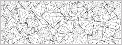 Seamless diamond pattern
