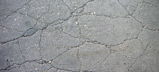 concrete cracked free