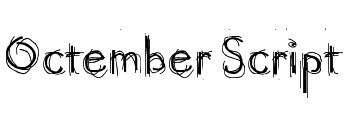 octember fonts free