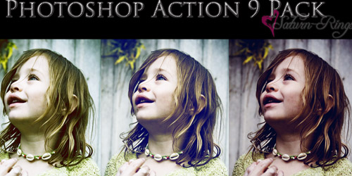 9 pack photoshop action