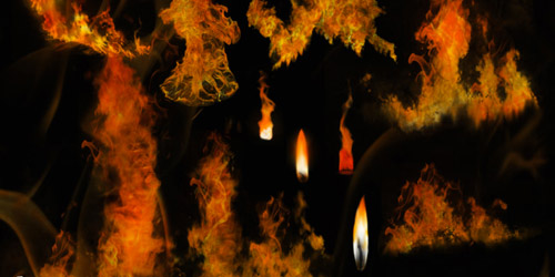 flames photoshop brushes