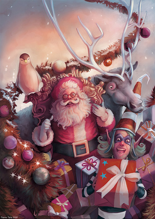 Unique Santa Artworks