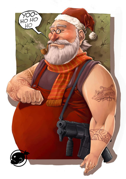 Unique Santa Artworks