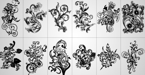 free floral vector pack