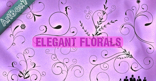 elegant vector florals