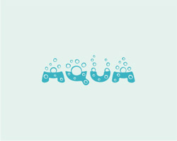 aqua blue logo