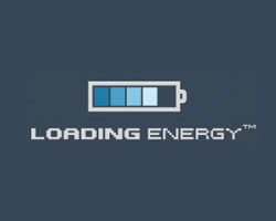 loading energy logo design