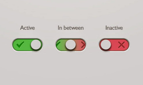 switch button psd format free