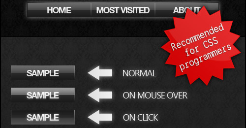 web buttons psd