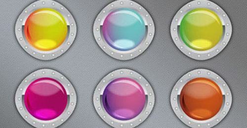 free buttons psd