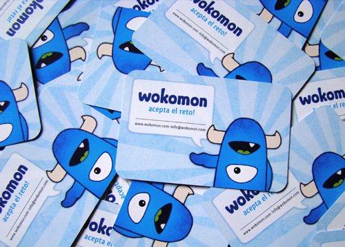 wokomon  design business card