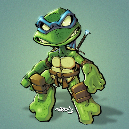 little leo: ninja turtle