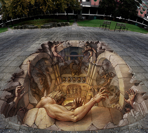 3d street art illusions wallpapers