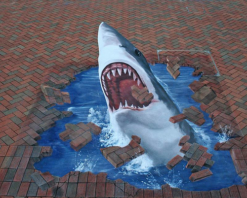 cool and amazing 3d street painting