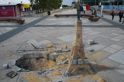 super amazing street 3d painting