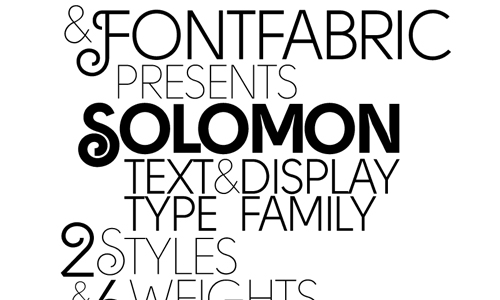 solomon font