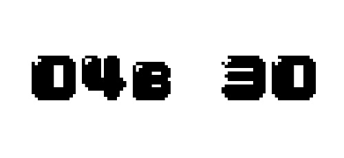 new pixel font