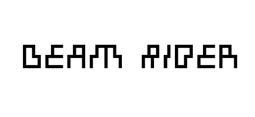 beam rider font