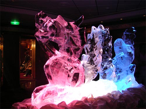 dragon ice sculpture
