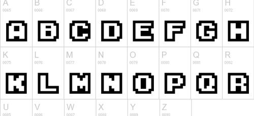 fatal fury pixel font