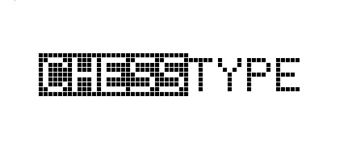 chess type pixel font