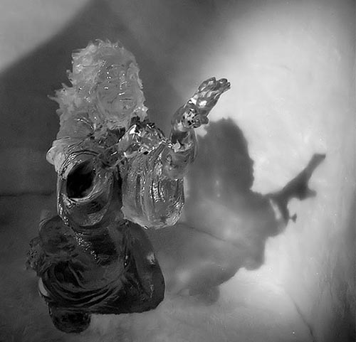 fairy ice sculpture