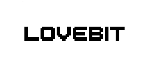 love bit pixel font