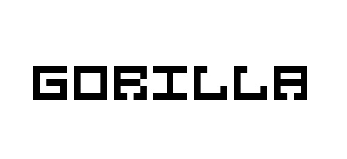 gorilla pixel font