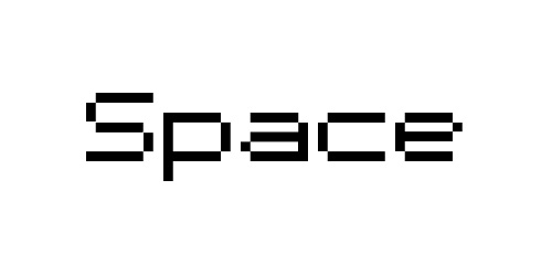 space pixel font