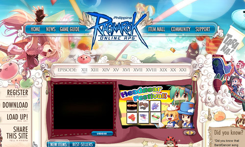 Ragnarok Philippines Game Website