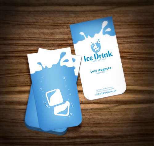 ice drink business card