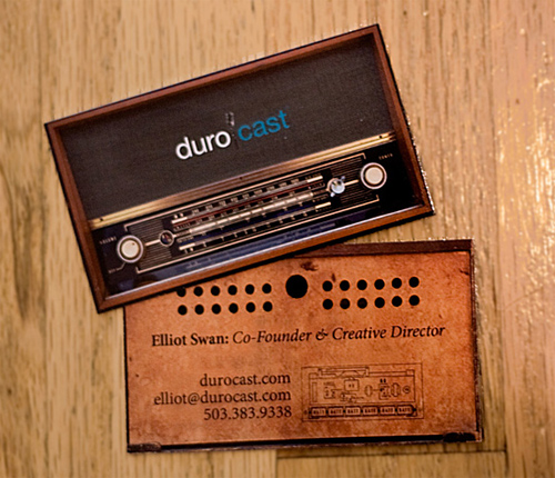 new durocast business card