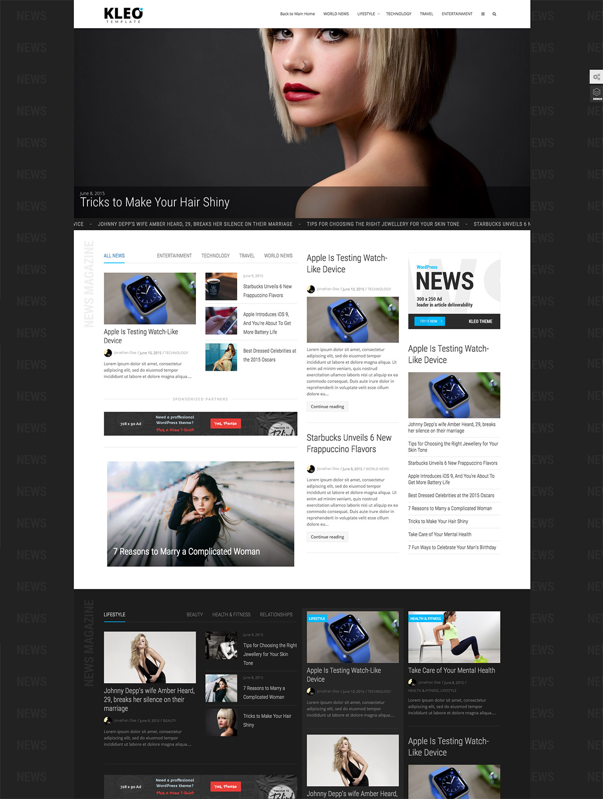 community WordPress theme