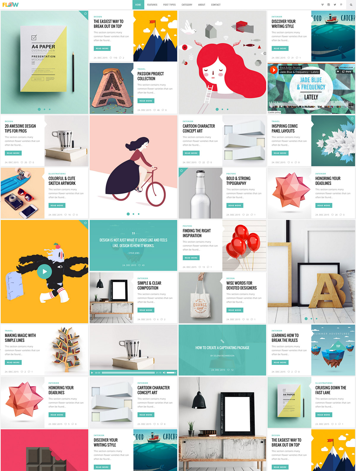 creative design theme