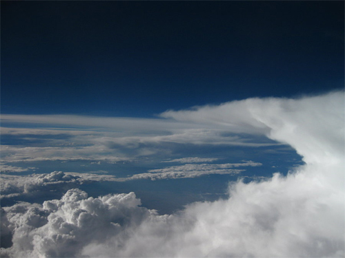 clouds aerial photography