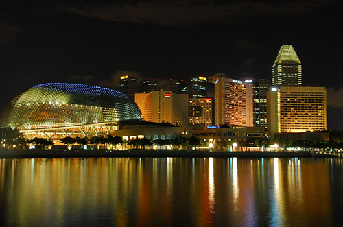 singapore night photography