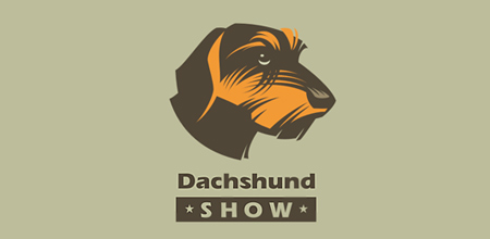 dog dachshund logo