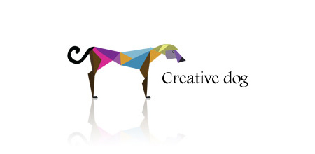 creative dog logo