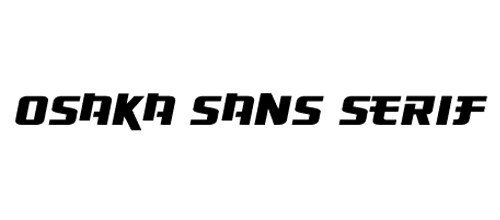 osaka sans font