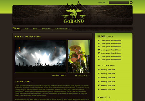 create band site