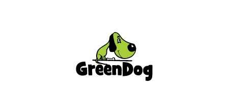 green dog logo