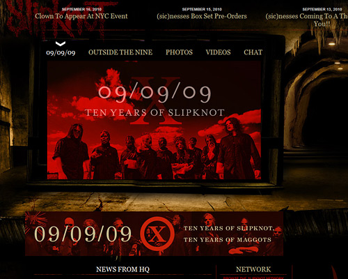 Slipknot band website