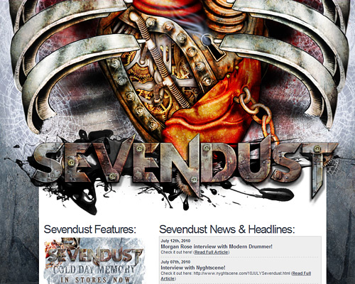 Sevendust band website