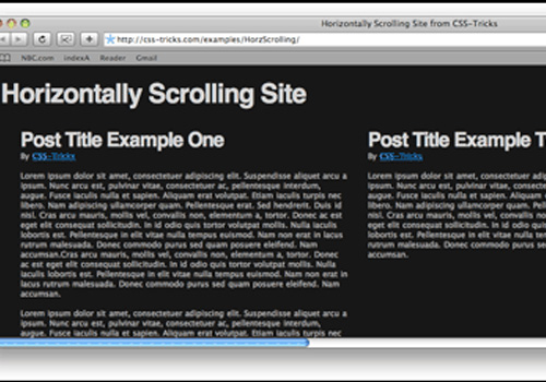 scrolling site coding