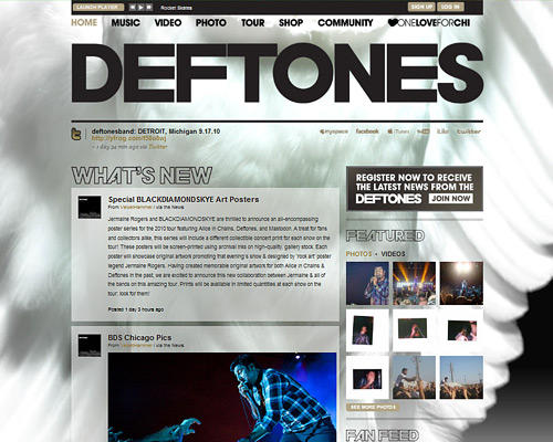 Deftones band websites