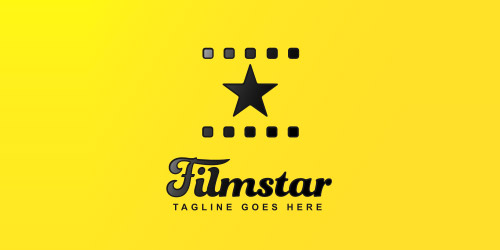 film star logo design