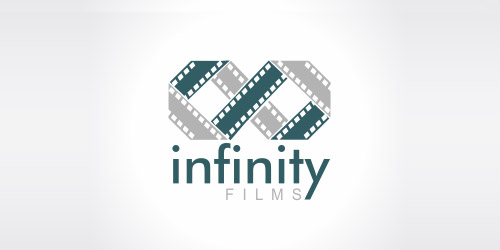 infinity film logo design