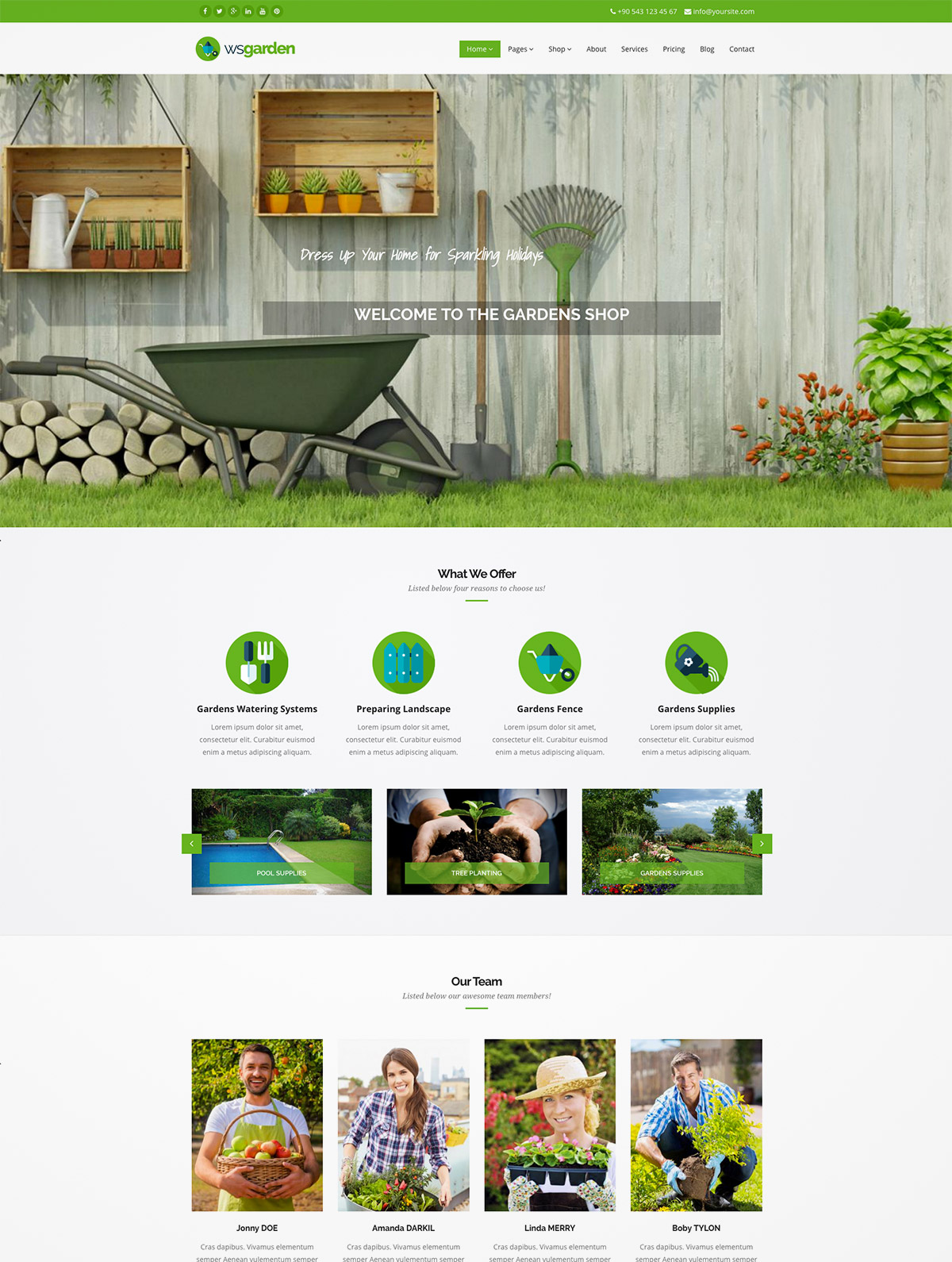 gardening drupal theme